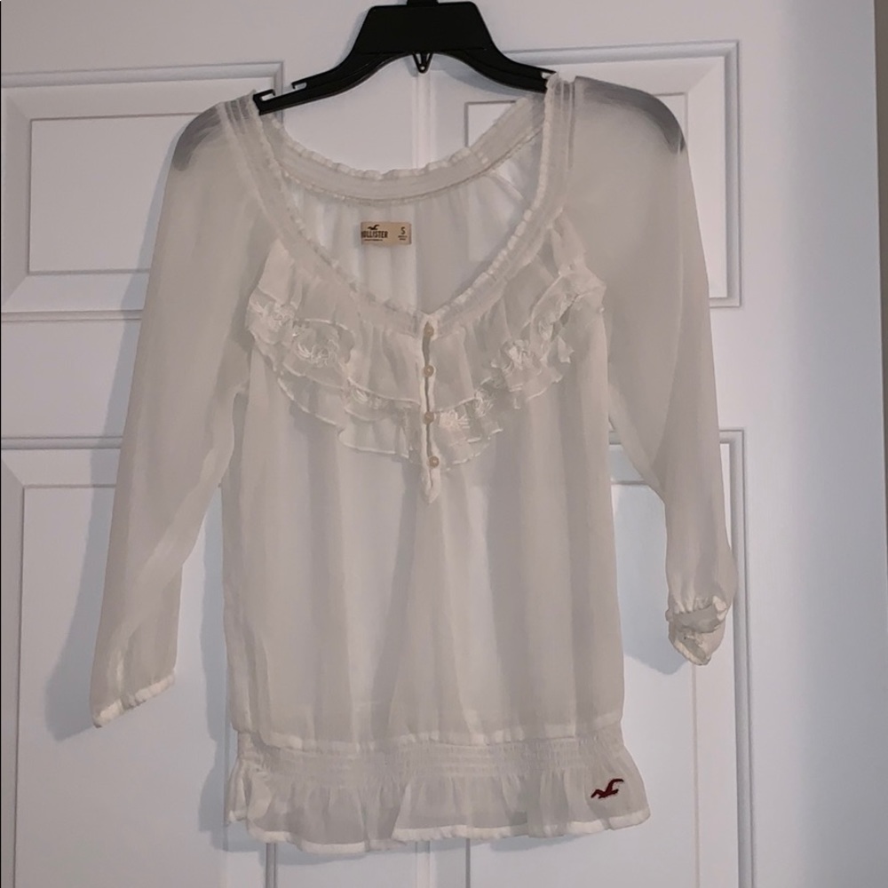 Frilly White Blouse ☁️